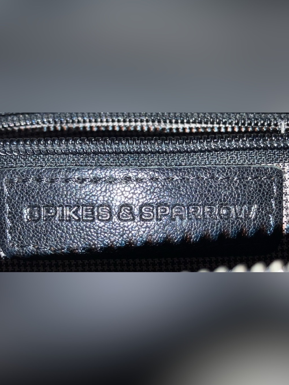 SPIKES & SPARROW LEATHER HIP BAG - OREGON - BLACK - Picture 8 of 15
